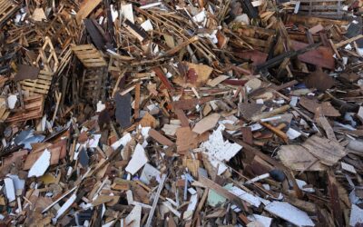 Survey of wood demolition waste contamination in UK