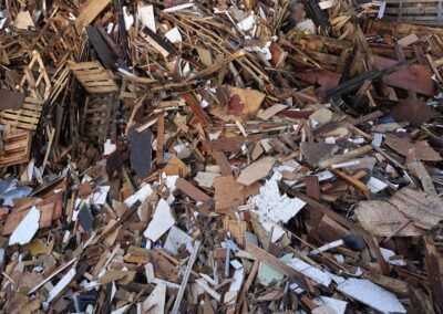 Survey of wood demolition waste contamination in UK